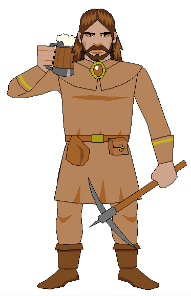 Mineur Dugnar tanchant sa soif