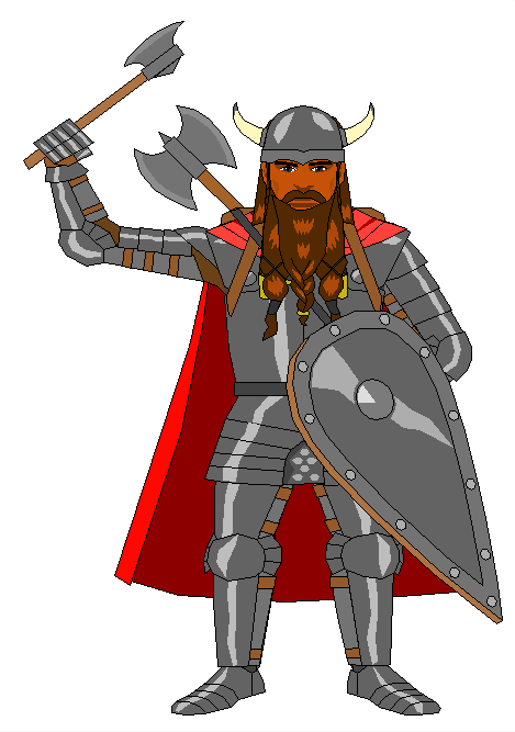 Guerrier Magnar en armure complte
